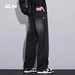 OE133: Quần jeans nam cao cấp Semir Group GLM quần ống rộng ống đứng