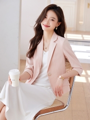 OD070: áo khoác vest nữ sang trọng