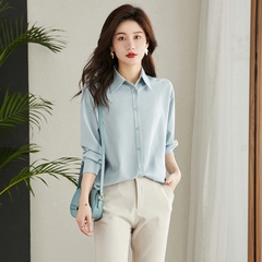 OE406: Áo sơ mi chiffon nữ thiết kế