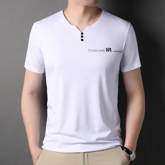 OD255: áo thun nam ATN cổ chữ V màu trơn nửa tay cao cấp
