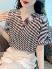 OD018: áo sơ mi nữ kẻ sọc cao cấp NK