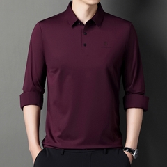 OD234: Áo thun nam ATN dài tay trung niên áo sơ mi cổ polo