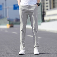 OE773: Quần dài nam mùa hè vải cotton kiểu dáng Hàn Quốc quần dài nam thời trang quần dài thoáng khí