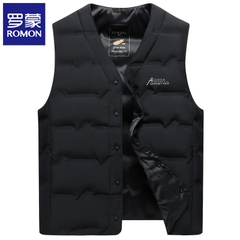 OE943: Áo vest nam cao cấp Romon lông vũ kiểu dáng nhẹ mùa thu đông mới
