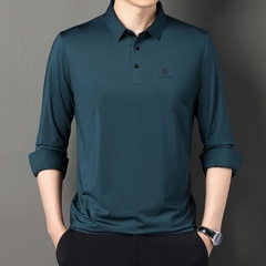 OD234: Áo thun nam ATN dài tay trung niên áo sơ mi cổ polo