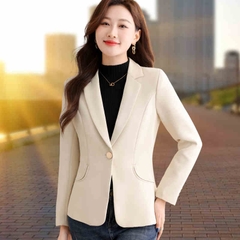 OC481: áo khoác vest nữ trung niên cao cấp Phong Cách Châu Âu