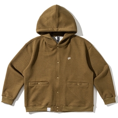 Mã A871: Áo khoác nam cardigan có mũ trùm đầu cổ điển phong cách retro Nhật Bản