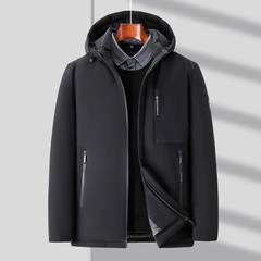 Mã B495: ] Áo khoác có mũ trùm đầu ấm áp có thể tháo rời dành cho nam