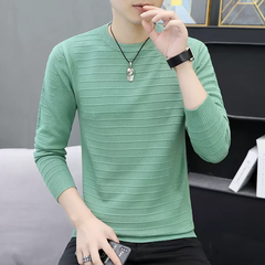 Mã A617: áo len cổ tròn mỏng nam dệt kim