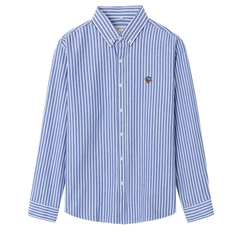 OC983: Áo sơ mi cotton dài tay nam mùa xuân thu Paul Oxford kẻ sọc cỡ lớn