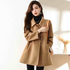 OC496: Áo khoác Xiaoxiang cho nữthu đông áo khoác len hai mặt nhỏ cao cấp