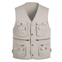 OH011: Áo khoác gile vest cho bố, áo vest cotton