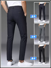 OE952: Quần nam bằng lụa băng nhanh khô, quần công sở