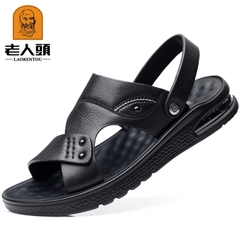 Mã C049: dép nam sandal mùa hè cao cấp da bò