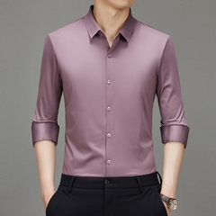 OE280: Áo sơ mi Woodpecker nam cao cấp tay dài công sở không cần ủi áo sơ mi nam cao cấp