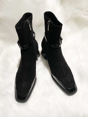 C280: Giày Boot Cổ Ngắn Cho Nữ Mới Dây Kéo Bên Hông
