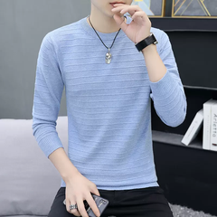 Mã A617: áo len cổ tròn mỏng nam dệt kim