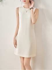 OD477: Váy đi làm OL không tay màu trơn