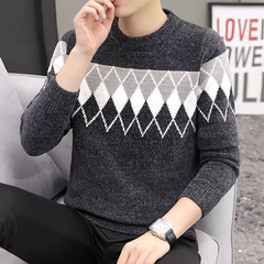 Mã A616: Áo len dệt kim họa tiết hoa mùa thu đông nam phong cách Hàn Quốc