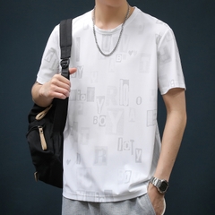 Mã A998: Áo thun ngắn tay nam cổ tròn dáng rộng thể thao