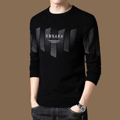 Mã B072: Áo Len Nam Cổ Tròn Áo Chui Đầu Jacquard cao cấp