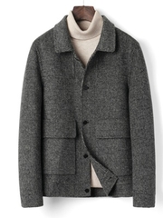 Mã B099: Áo Khoác Nam 2 Mặt Cashmere
