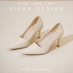 OE356: giày cao gót nữ không mỏi chân giày đơn