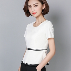 OD128: áo sơ mi nữ eo phối cao cấp