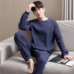 OE497: Bộ đồ ngủ Zhengqin nam SPNN mặc nhà phong cách xuân thu dài tay