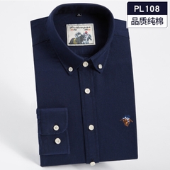 OC983: Áo sơ mi cotton dài tay nam mùa xuân thu Paul Oxford kẻ sọc cỡ lớn