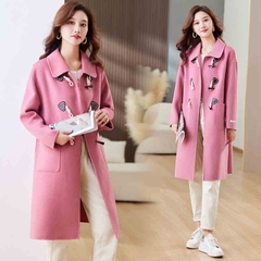 C204: Áo khoác nữ dáng dài mới phong cách cao cấp