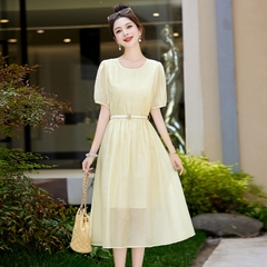 OD603: Váy Tencel giảm tuổi váy dài kiểu Pháp