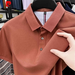 OC754: Áo thun nam cotton ngắn tay Pierre Cardin Áo sơ mi POLO có ve áo thoáng khí