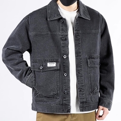 OE347: Áo khoác denim jean nam cao cấp
