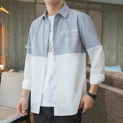 Mã B023: áo khoác sơ mi dài tay dáng rộng hợp thời trang
