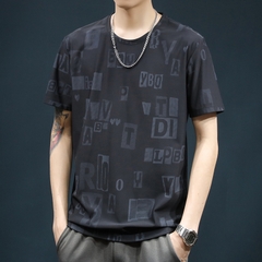 Mã A998: Áo thun ngắn tay nam cổ tròn dáng rộng thể thao