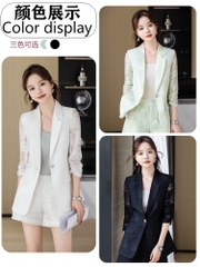OD078: set bộ vest nữ quần short cao cấp
