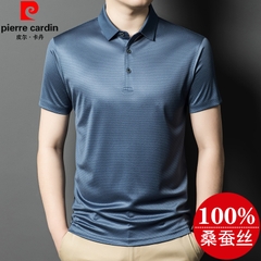 OE815: Áo thun nam POLO lụa tơ tằm thật tay ngắn