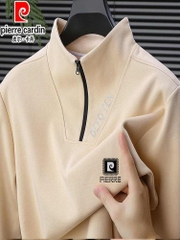 OC756: Áo thun nam cổ đứng cao cấp Pierre Cardin áo nỉ nam xuân thu thể thao