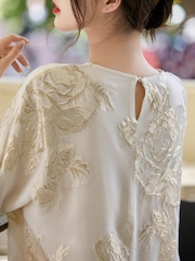 OD046: áo sơ mi nữ thêu cao cấp