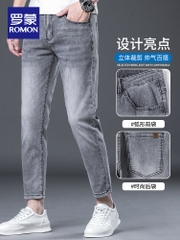 OD425: quần jeans nam Luo Meng cao cấp quần ống nhỏ