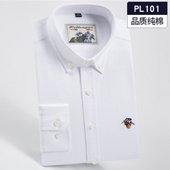 OC983: Áo sơ mi cotton dài tay nam mùa xuân thu Paul Oxford kẻ sọc cỡ lớn