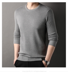 OD320: áo len nam dứa jacquard len dệt kim
