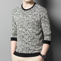 Mã B533: Áo nỉ nam thời trang Han Boqi Archway