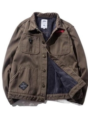 Mã A634: Áo khoác denim nam from ngắn dáng rộng phong cách Hàn Quốc