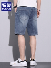 OE694: Quần short jeans nam cao cấp mùa hè quần ống đứng