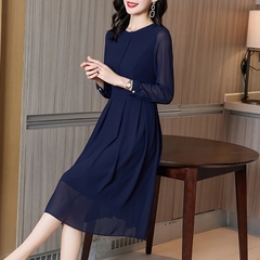 Mã B930: Đầm voan nữ mới chữ A sang trọng cao cấp