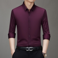 OE280: Áo sơ mi Woodpecker nam cao cấp tay dài công sở không cần ủi áo sơ mi nam cao cấp