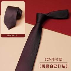 OD401: Cà vạt nam màu đỏ twill cao cấp