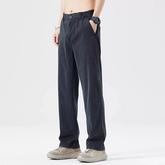 OH052: Quần dài nam mỏng nhẹ chất liệu Tencel ống rộng, dáng suông